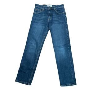 Vintage Wrangler Classic Straight Dark Wash Denim Jeans Size 14 Regular